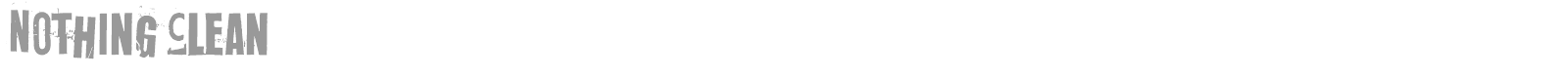Nothing Clean font preview